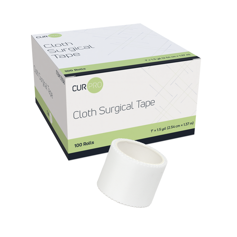(Case) Cloth Surgical Tape – Multiple Sizes & Case Packs – Dynarex SKU 3558