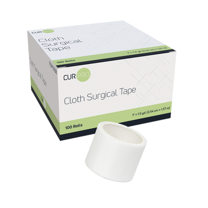 (Case) Cloth Surgical Tape – Multiple Sizes & Case Packs – Dynarex SKU 3558