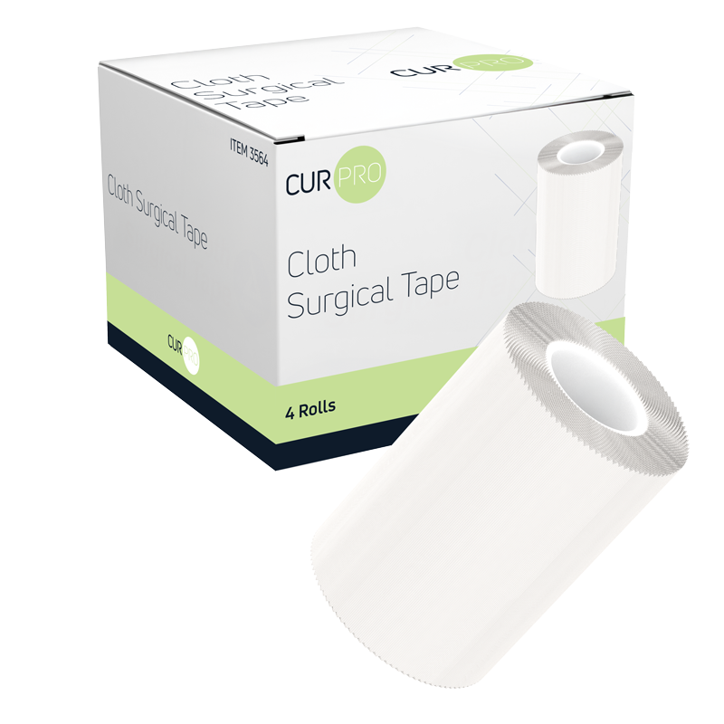 (Case) Cloth Surgical Tape – Multiple Sizes & Case Packs – Dynarex SKU 3564
