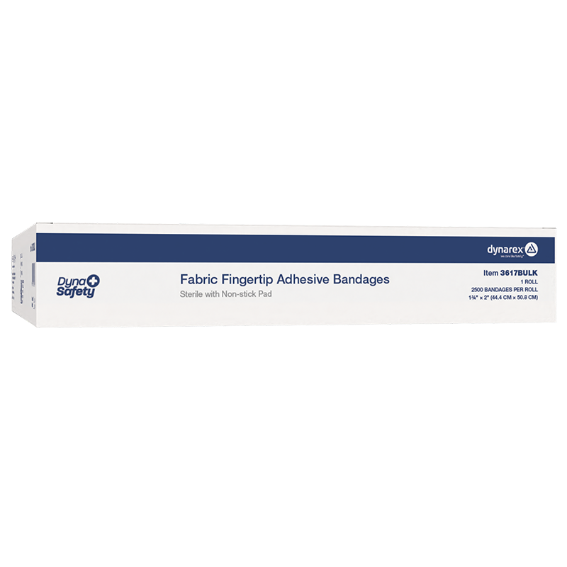 (Case) Sterile Flexible Fabric Adhesive Bandages – Multiple Sizes & Case Packs – Dynarex SKU 3617BULK