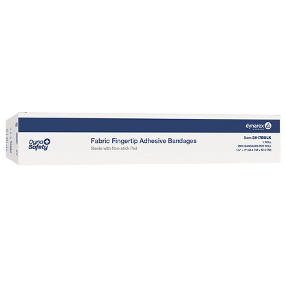 (Case) Sterile Flexible Fabric Adhesive Bandages – Multiple Sizes & Case Packs – Dynarex SKU 3617BULK