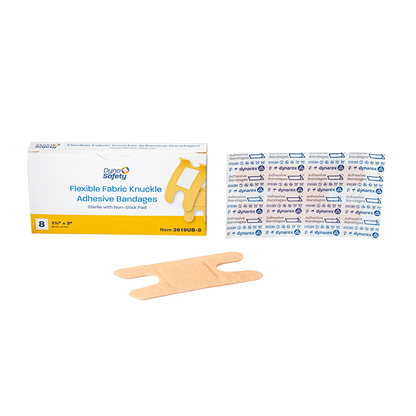 (Case) Sterile Flexible Fabric Adhesive Bandages – Multiple Sizes & Case Packs – Dynarex SKU 3619UB-8