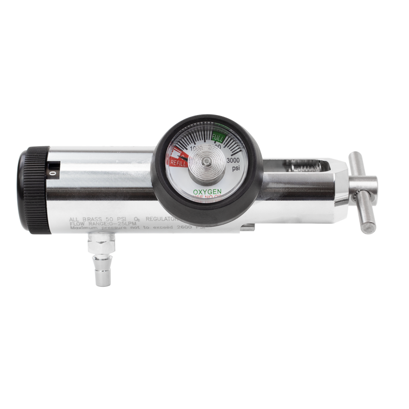 CGA Oxygen Regulators – Multiple Flow Rates & Outlets – Dynarex SKU 36360