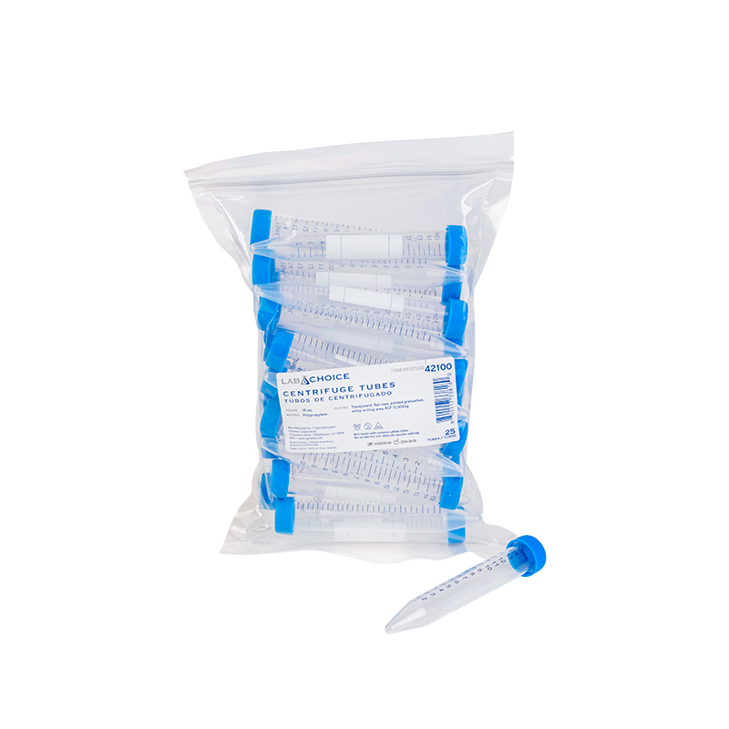 Polypropylene Centrifuge Tubes – 25/Pack, 20 Packs/Cs – Dynarex SKU 42100