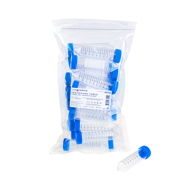 Polypropylene Centrifuge Tubes – 25/Pack, 20 Packs/Cs – Dynarex SKU 42103