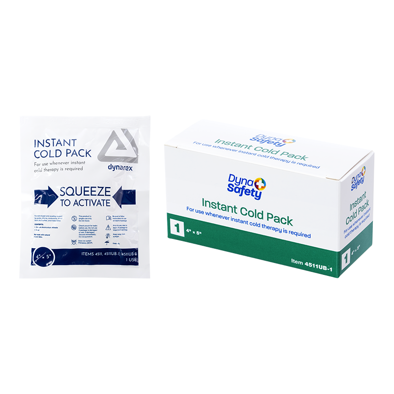 (Case) Instant Cold Packs – Multiple Pack Configurations – Dynarex SKU 4511UB-1