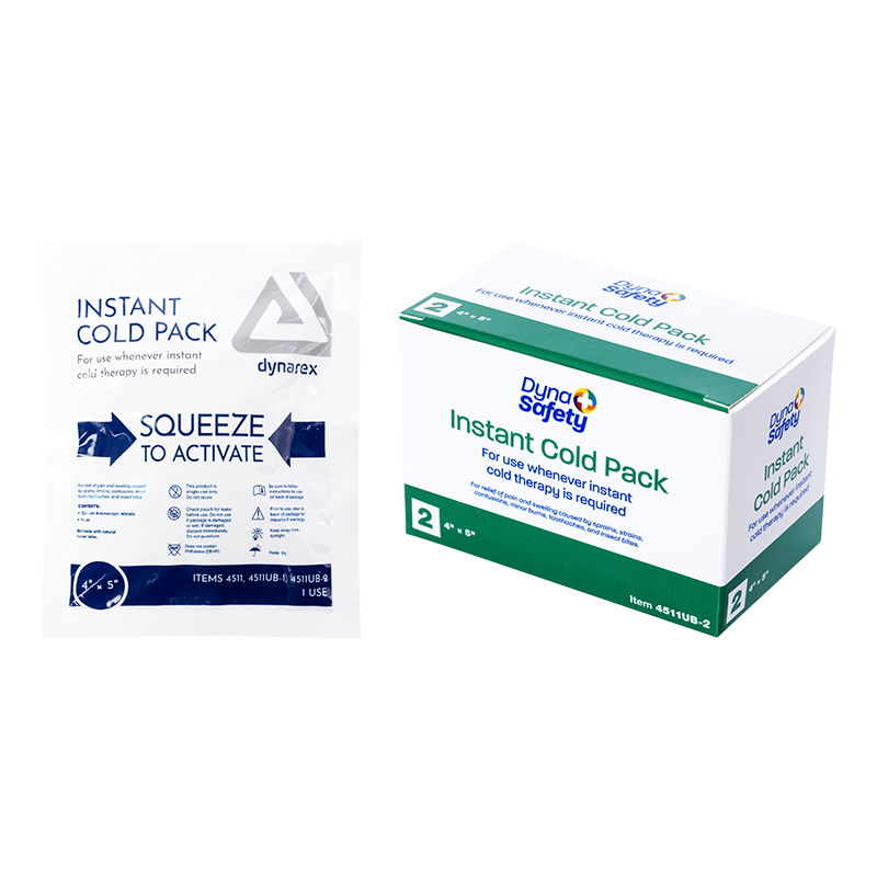 (Case) Instant Cold Packs – Multiple Pack Configurations – Dynarex SKU 4511UB-2
