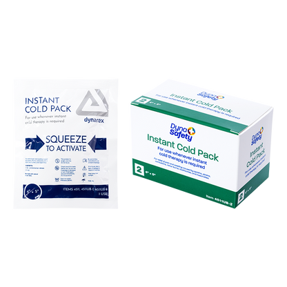 (Case) Instant Cold Packs – Multiple Pack Configurations – Dynarex SKU 4511UB-2