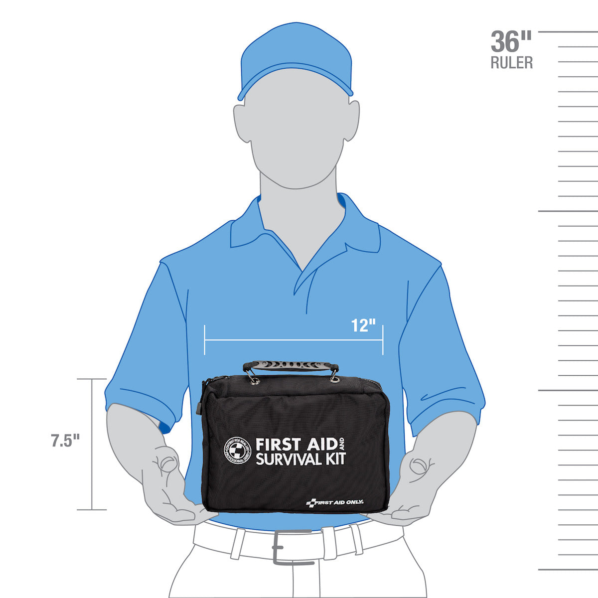 First Aid Only FA-462 deluxe emergency preparedness kit