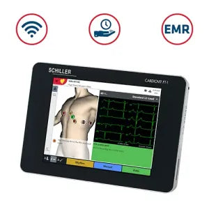 (Each) Cardiovit FT-1 EKG with Interpretation- Tablet format - LCD size 8" multi touch