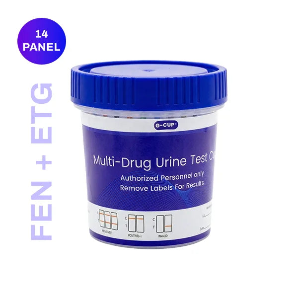G-Cup G-DUD2141N 14-panel 90 mL urine drug test cup with adulterants and fentanyl