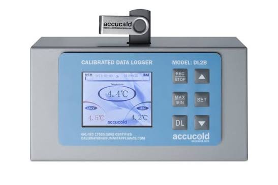 Accucold DL2BKIT NIST-Calibrated USB Digital Data Logger with Glycol Probe