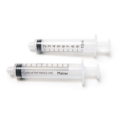 (Box) Metier Disposable Syringes LL Without Needle, Luer Lock 100/BX