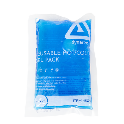 (Case) Reusable Hot and Cold Gel Packs – Multiple Configurations – Dynarex SKU 4504